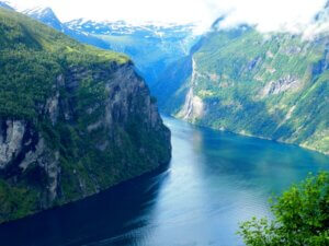 Der Geiranger Fjord in Norwegen